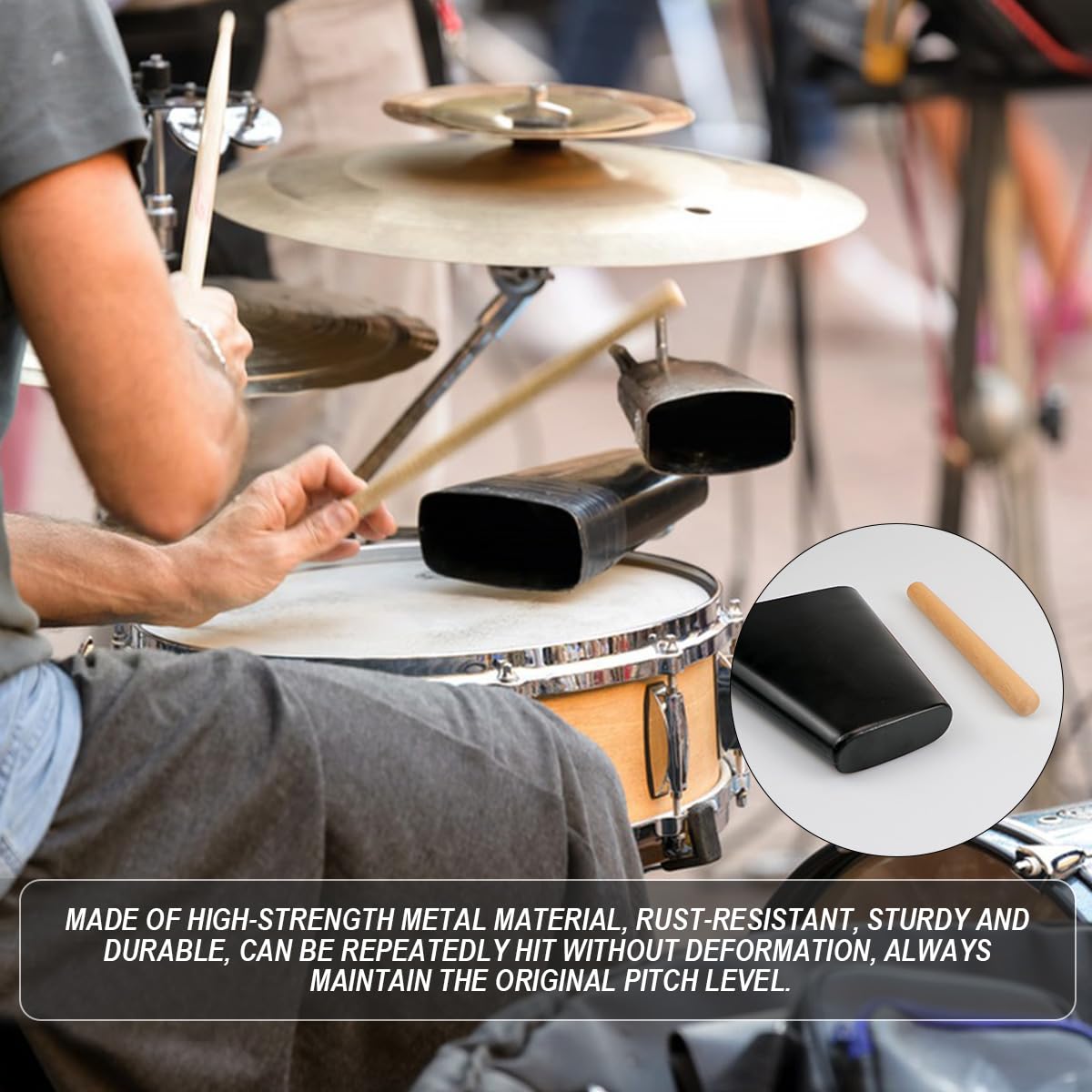 Amazon.com: 6 Inch Percussion Instrument CowBell Metal Cowbell